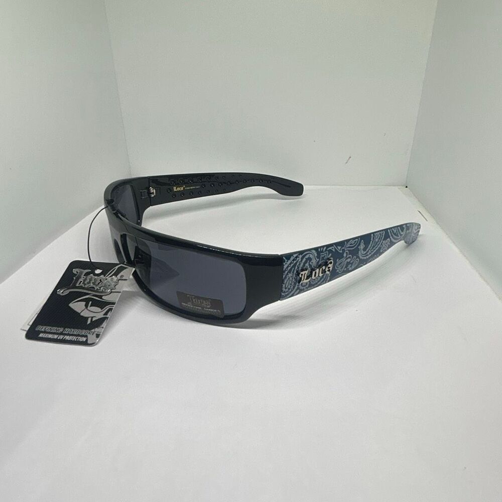 Locs Bandana Design Wraparound Sunglasses UV400 – New